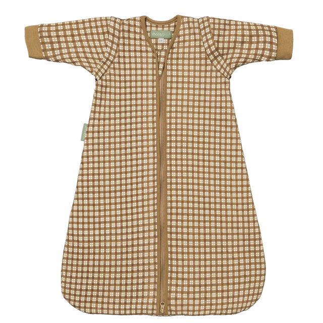 Molis&Co kūdikio miegmaišis  su nusegamomis rankovėmis TOG 1 Brown Checks