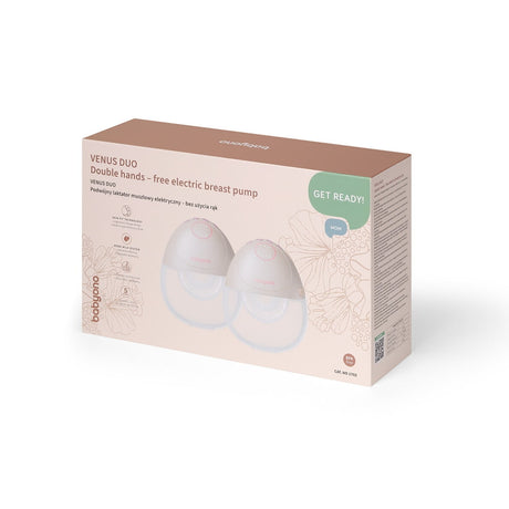 BabyOno VENUS DUO 1702 dvigubas elektrinis laisvų rankų pientraukis