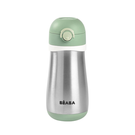 BEABA metalinė gertuvė nuo 18 mėn., 350 ml, Sage Green