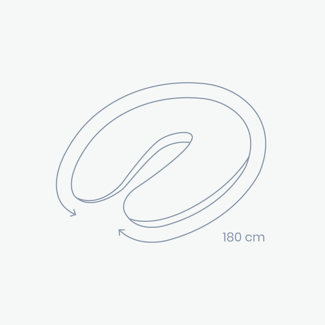 Doomoo Buddy toitmis- ja raseduspadi Tetra Jersey Green 