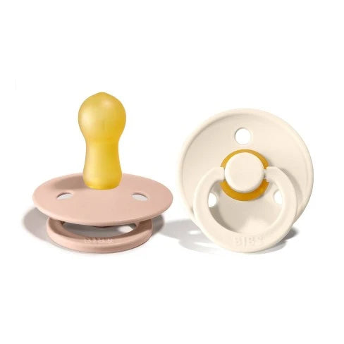 BIBS čiulptukų rinkinys 3 dydis (18 mėn. +)  Ivory / Blush