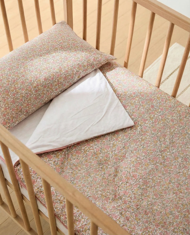 Molis&Co vaikiškas miegmaišis su antklode ir pagalvės užvalkalu Peony 70 x 140