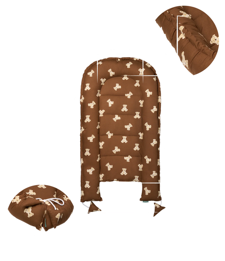 Molis&Co kūdikio lizdelis Teddy Mocca