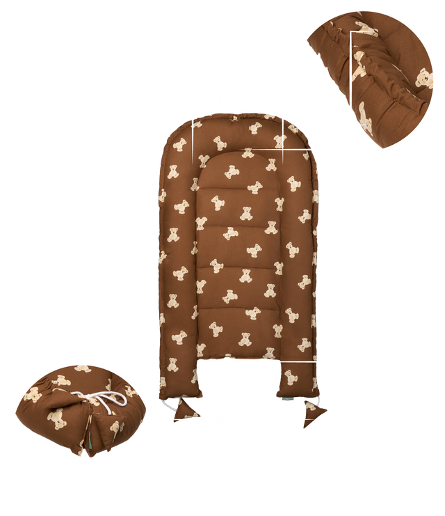 Molis&Co kūdikio lizdelis Teddy Mocca