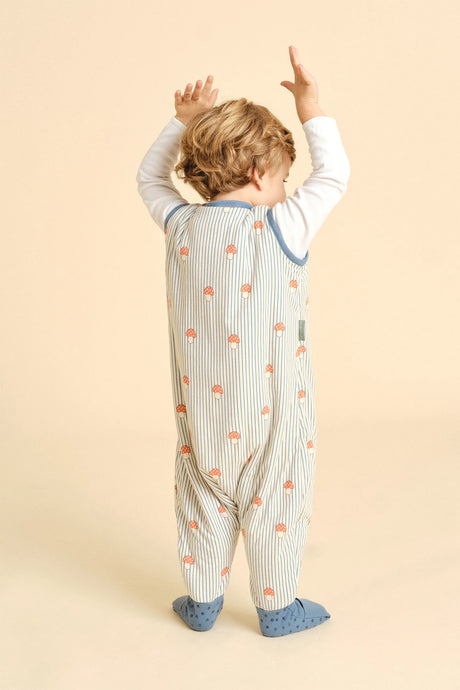 Molis&Co pižama - miegmaišis su kojytėmis ir atverčiamomis kojinėmis TOG 1 Mushrooms