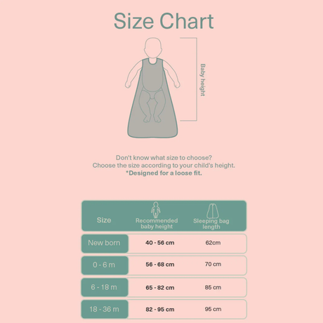 Molis&Co kūdikio miegmaišis TOG 1 Mushrooms