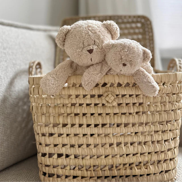 Uus Moonie 2.0 orgaaniline sumisev karu - cappuccino unepadi helisalvestusfunktsiooniga 