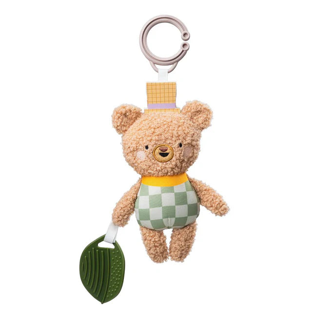 Taf Toys Activity Toy Brendon the Bear kontrastingas kabantis žaislas su kramtuku