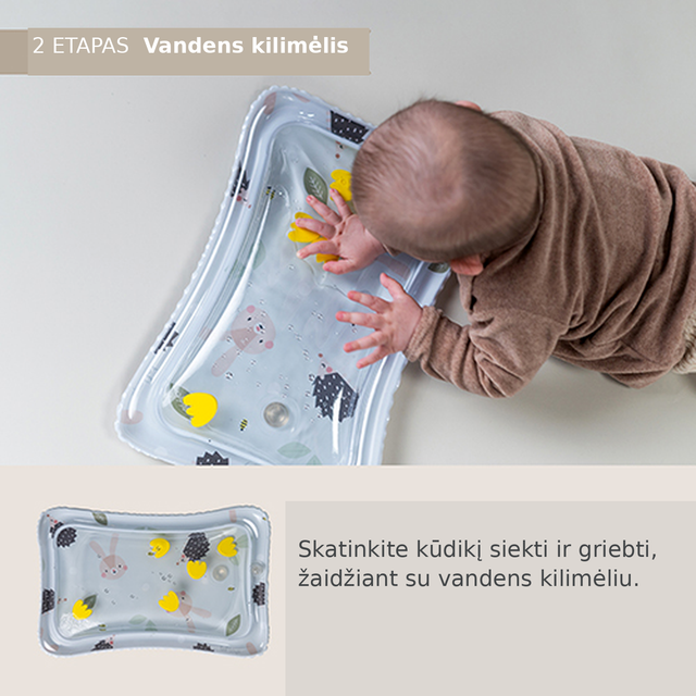 Taf Toys Tummy Time Essentials Kit lavinamasis rinkinys gulėjimui ant pilvuko, 7 dalių