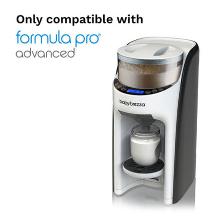 Baby Brezza Formula Pro Advanced pieno miltelių talpa su dangčiu, White