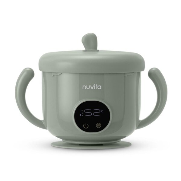 Nuvita Pappa'n'Go įkraunamas nešiojamas kūdikio maisto šildytuvas, 470 ml