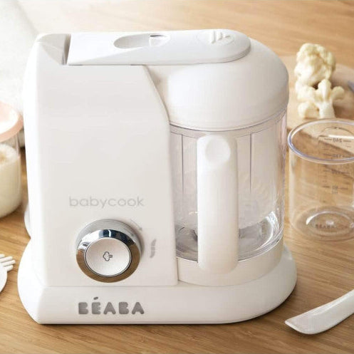 BEABA Babycook Solo 4in1 trintuvas-garintuvas, white / silver