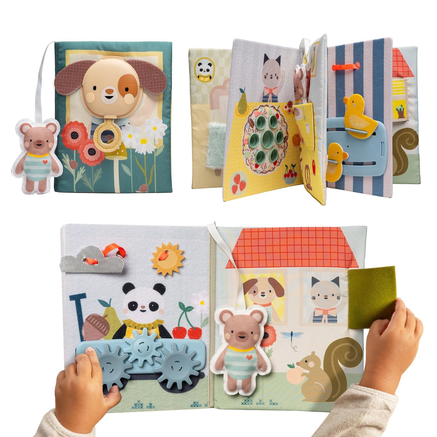 Taf Toys lavinamoji užimtumo knygelė My Home Busy Book, 18 mėn.+