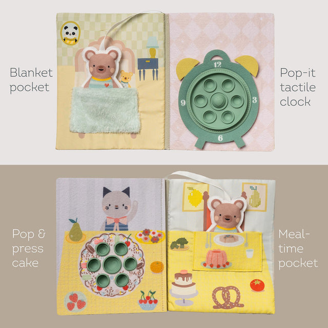 Taf Toys lavinamoji užimtumo knygelė My Home Busy Book, 18 mėn.+