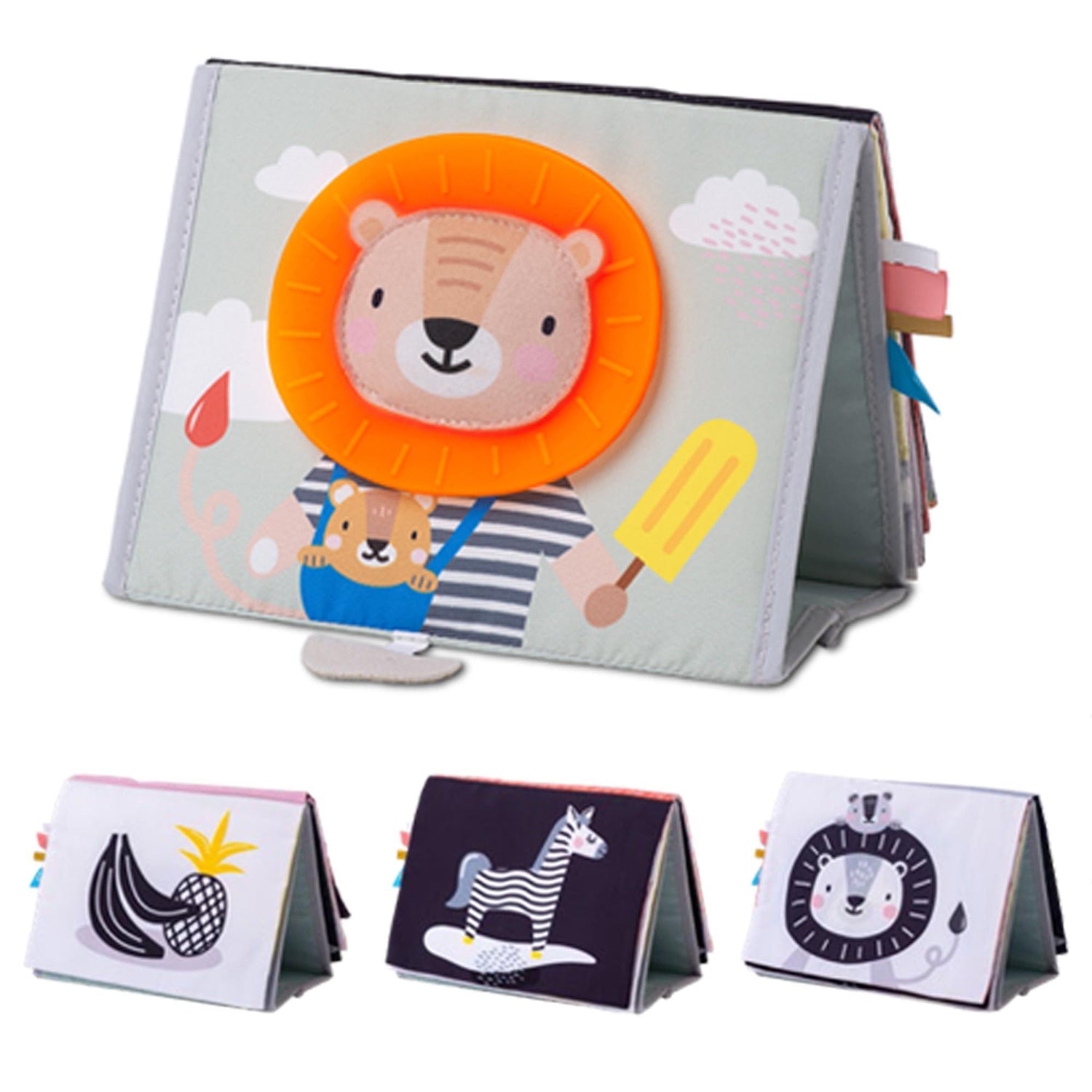Taf Toys kahepoolne pehme raamat väikelastele "Lugu"