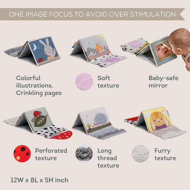 Taf Toys kahepoolne pehme raamat väikelastele "Lugu"