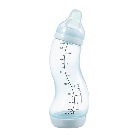 Difrax S-kujuline koolikute pudel 170 ml kitsa kaelaga