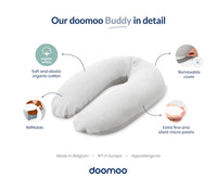 Doomoo Buddy toitmis- ja raseduspadi Bear Grey 