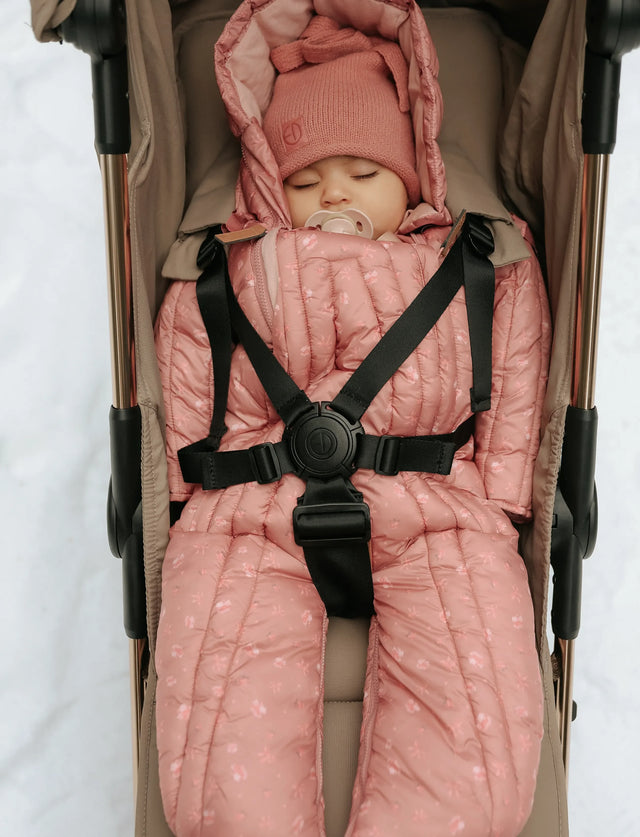 Elodie Details vokelis - kombinezonas kūdikiui Pink Petit River Rose