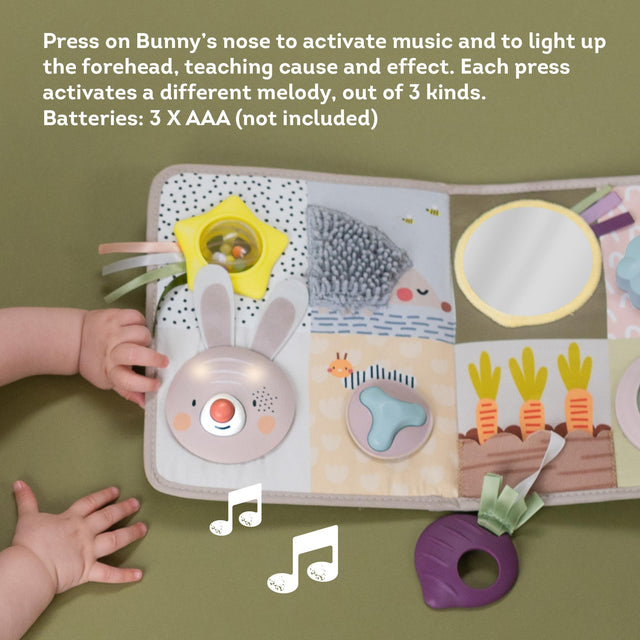 Taf Toys kahepoolne pehme raamat väikelastele "Lugu"