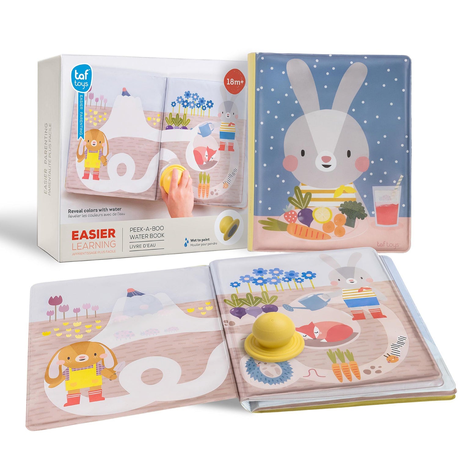 Taf Toys kahepoolne pehme raamat väikelastele "Lugu"