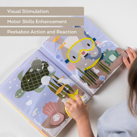 Taf Toys kahepoolne pehme raamat väikelastele "Lugu"