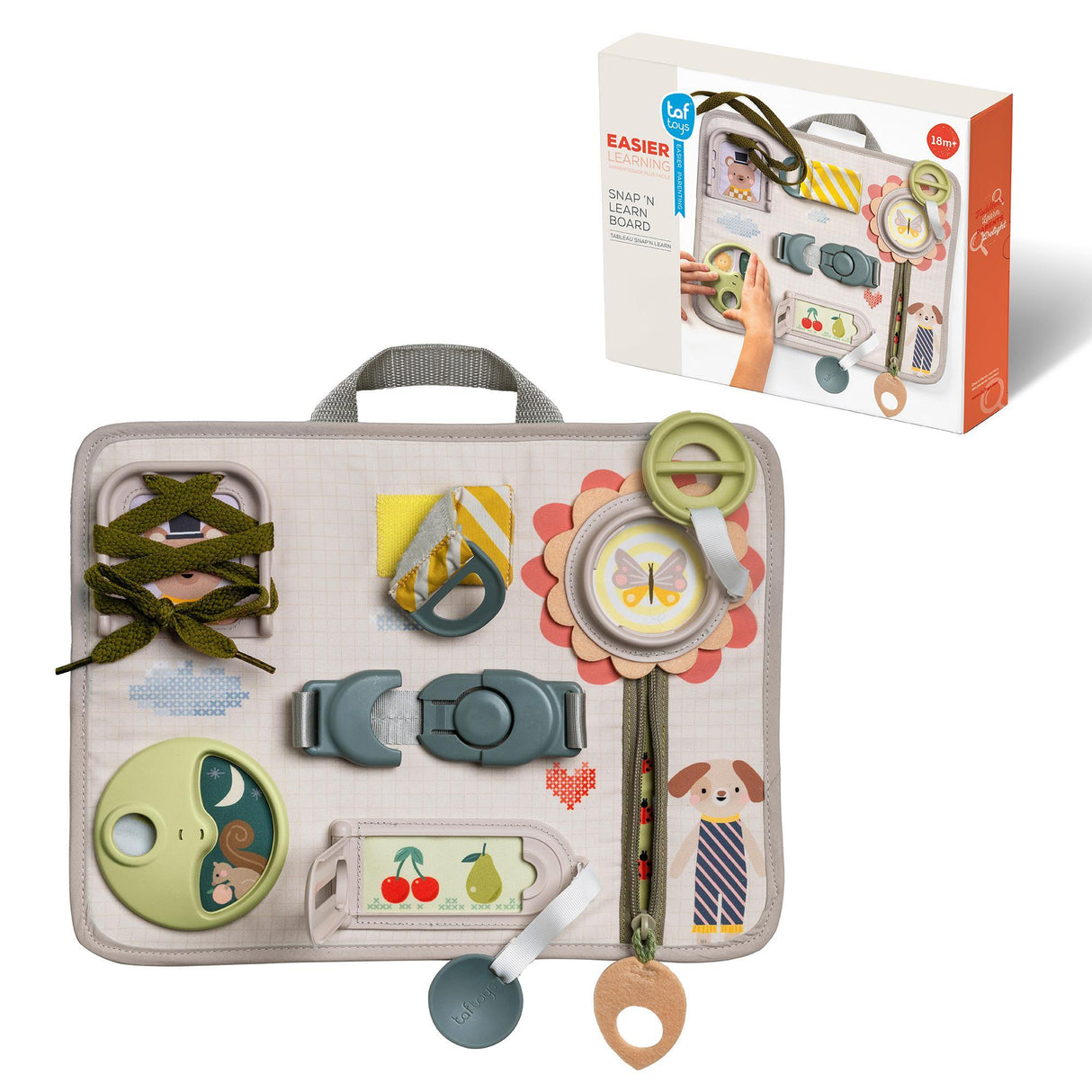 Taf Toys kahepoolne pehme raamat väikelastele "Lugu"