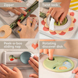 Taf Toys kahepoolne pehme raamat väikelastele "Lugu"