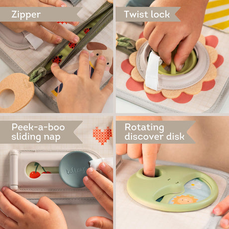 Taf Toys kahepoolne pehme raamat väikelastele "Lugu"