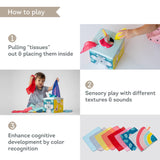 Taf Toys kahepoolne pehme raamat väikelastele "Lugu"