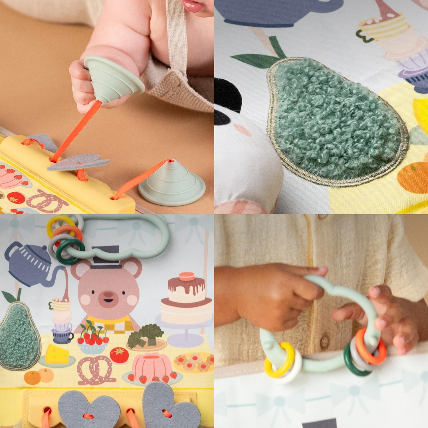 Taf Toys veiklos lenta - lavinamasis žaislas Peek, Pop & Play, 6+ mėn.