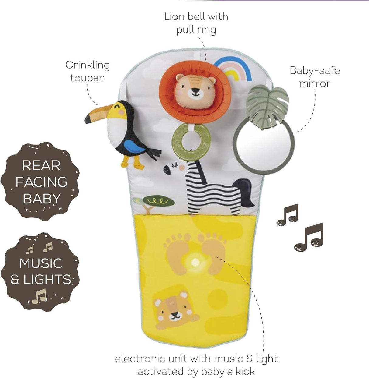 Taf Toys kahepoolne pehme raamat väikelastele "Lugu"