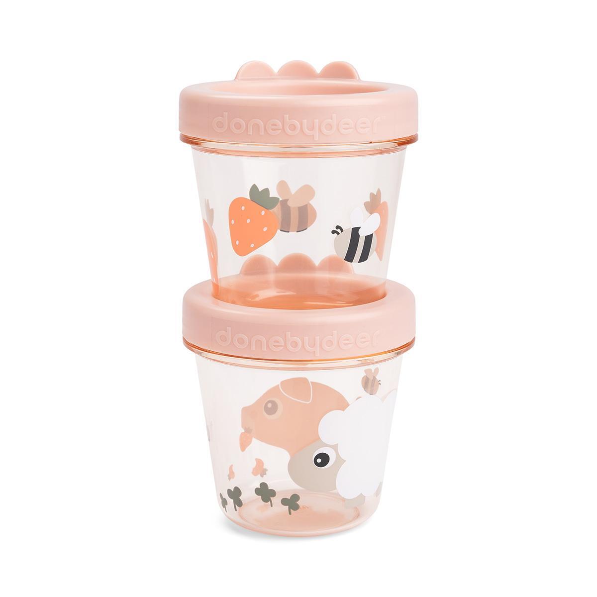 Tootja Deer toidu säilitusmahutid, Croco Green (3 tk.) 