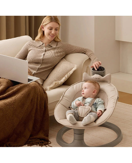 Momcozy 2-in-1 elektrinė sūpynė-kėdutė nuo gimimo iki 30 kg