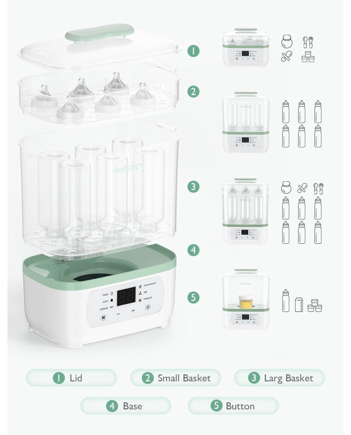 Baby Brezza SuperFast Sterilizer Dryer pudeli steriliseerimiskuivati 