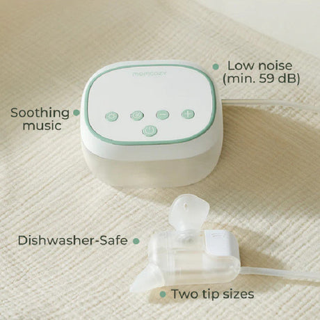 Momcozy BreezyClear Pro™ elektrinis nosies aspiratorius kūdikiams su dulksnos funkcija