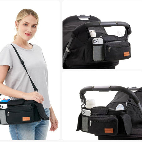 Elodie Details universaalne kärukott laste asjade jaoks Pebble Green 