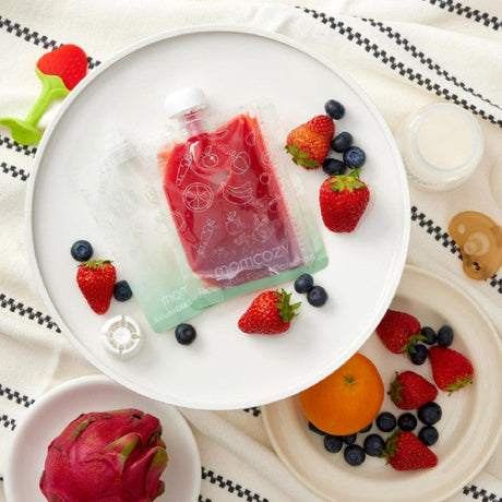 Twistshake korduvkasutatav pigistatav konteiner püreede jaoks (220 ml, erinevad värvid) 