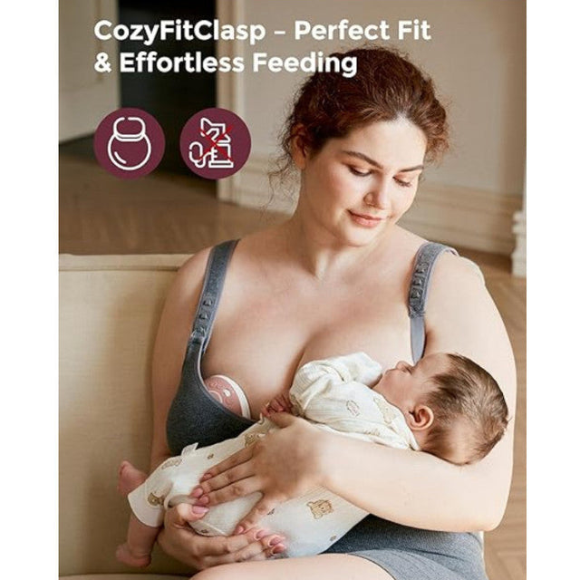 Carriwelli õmblusteta imetamisrinnahoidja / Original Nursing Bra Blue-Pink 