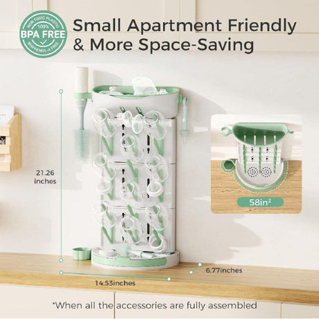 Munchkini harjakomplekt pudelite ja joogiklaaside pesemiseks 