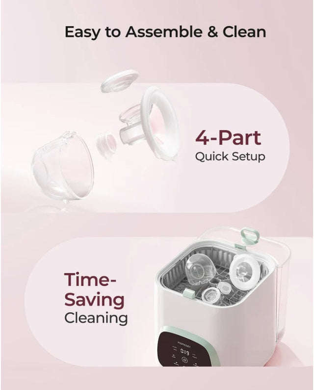 Momcozy nešiojamas belaidis pientraukis S12 Pro Quick, White