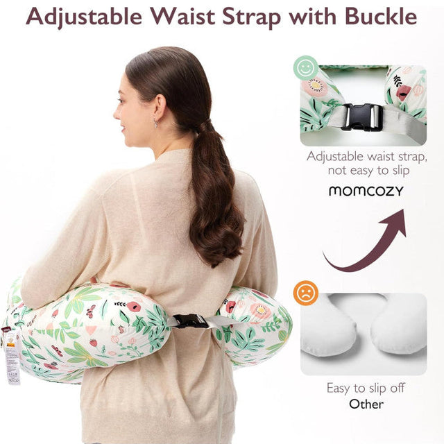 Doomoo Buddy toitmis- ja raseduspadi Tetra Jersey Green 