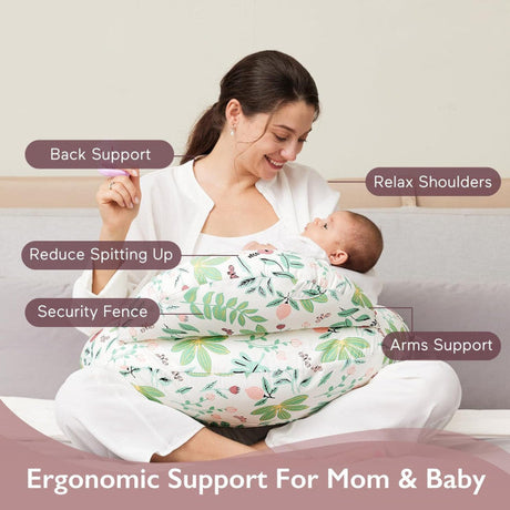 Doomoo Buddy toitmis- ja raseduspadi Tetra Jersey Green 