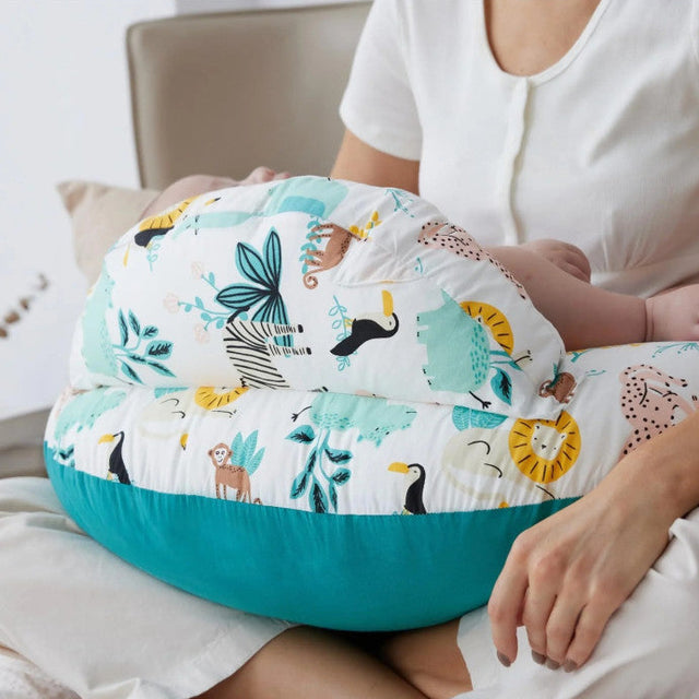 Doomoo Buddy toitmis- ja raseduspadi Tetra Jersey Green 