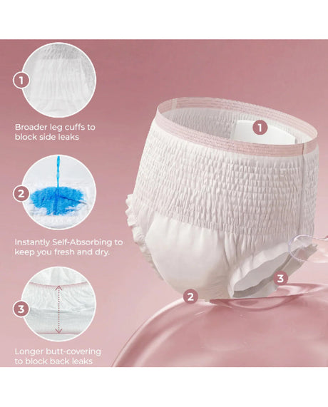 Momcozy vienkartinės kelnaitės po gimdymo, 12 vnt.