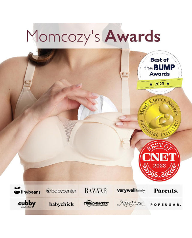 Momcozy itin ploni vienkartiniai žindymo įklotai į liemenėlę, 60 vnt.