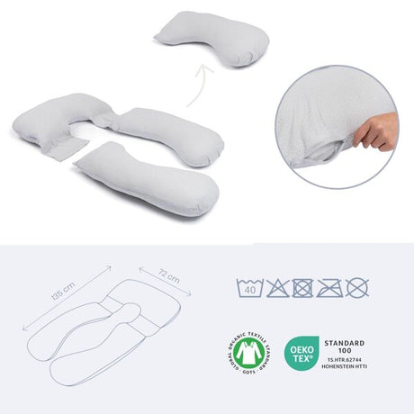 Doomoo Comfy Big toitmis- ja raseduspadi Tetra Grey 