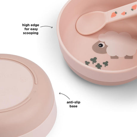 Valmistanud Deer libisemiskindla kaussi Foodie Happy dots pulber