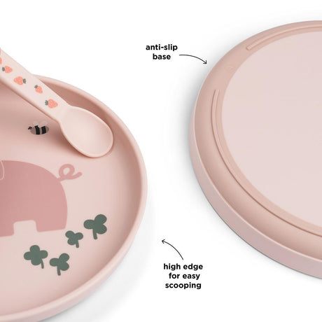 Valmistanud Deer libisemisvastane plaat Foodie Happy clouds Pulber