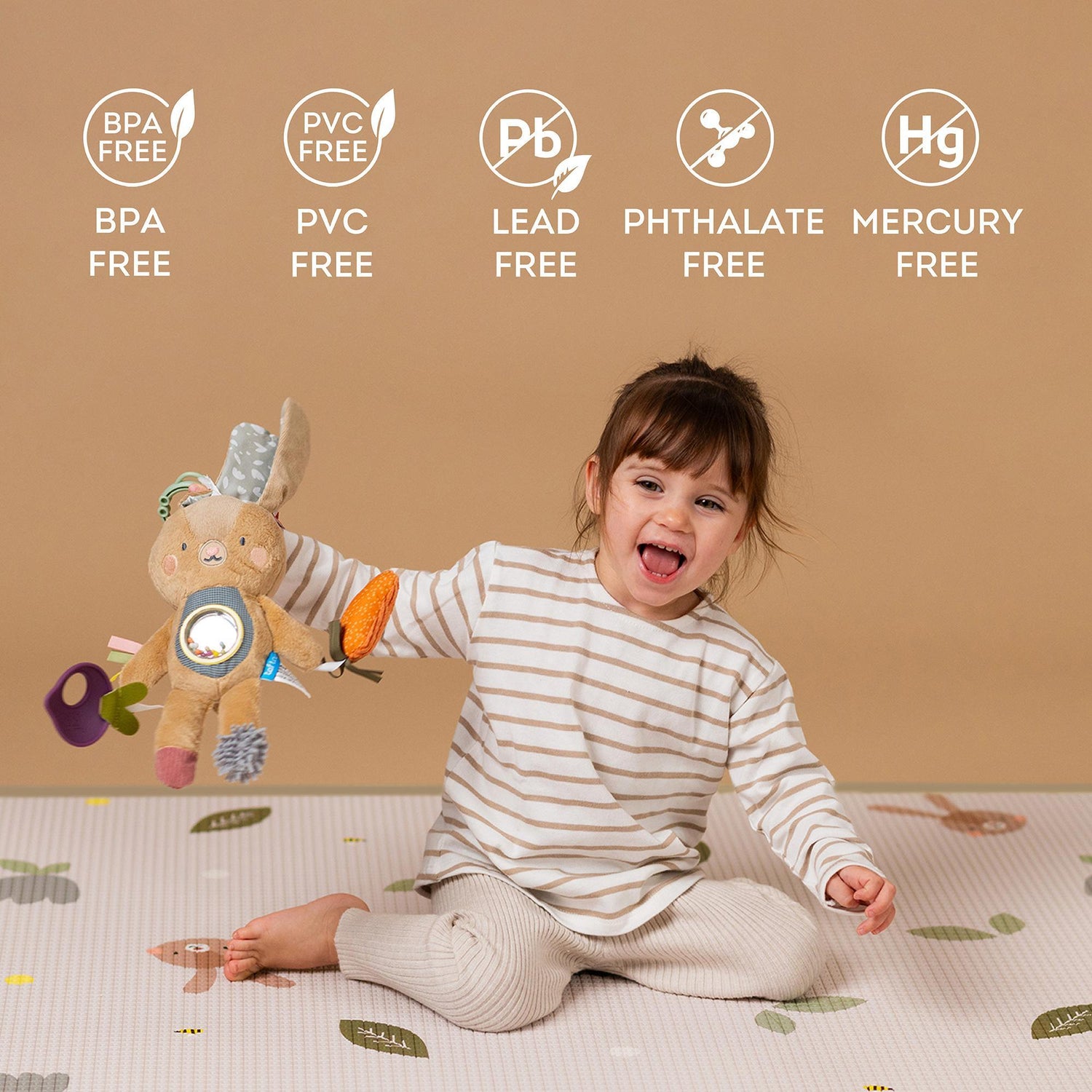 Taf Toys kahepoolne pehme raamat väikelastele "Lugu"